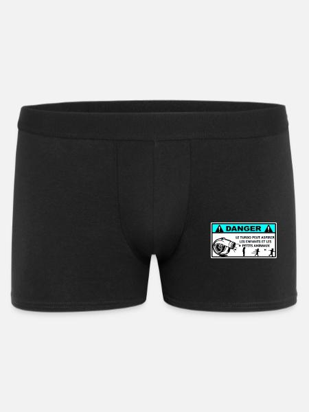 Turbo peut aspirer enfants et animaux - Boxer Homme - noir
