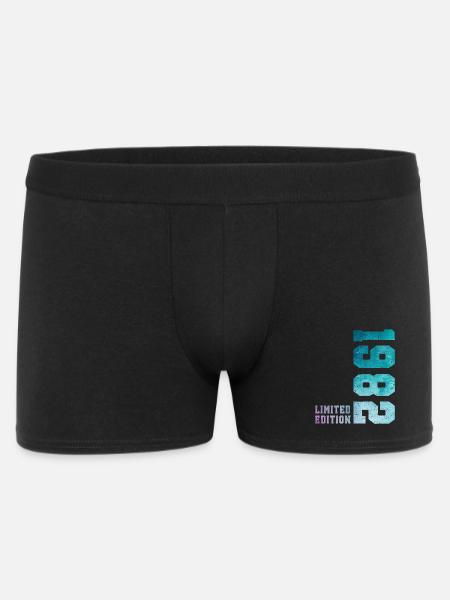 1982 Limited Edition 44 Years Anniversary - Men's Boxer Shorts - black