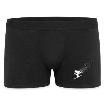 Skiing Skiers Ski Skiing Holidays - Men's Boxer Shorts - black - Front