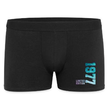 1977 Limited Edition 49 Years Anniversary - Men's Boxer Shorts - black - Front