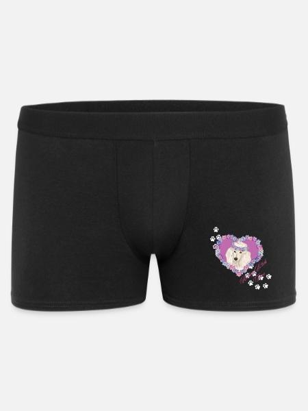 Resting B!tch Face Poodle - Men's Boxer Shorts - black