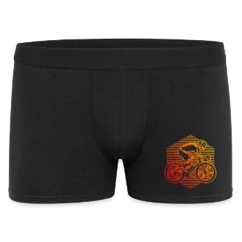 Idée cadeau pour un vélo de route avec vélo de route - Boxer Homme - noir - Devant