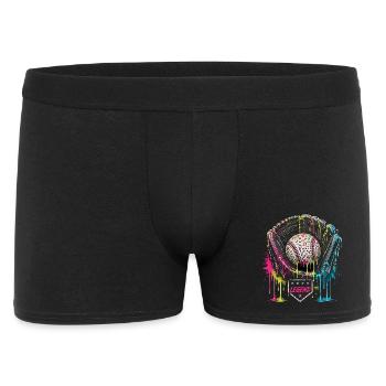 Baseball Glove Legend Colorful Graphic - Men's Boxer Shorts - black - Front