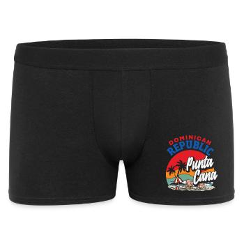 Drapeau de la République dominicaine Dom Rep Pride - Boxer Homme - noir - Devant