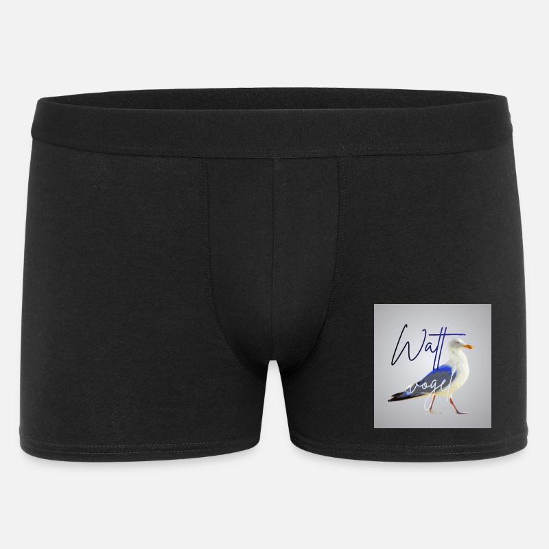 Wattvogel_3 - Boxer Homme - noir