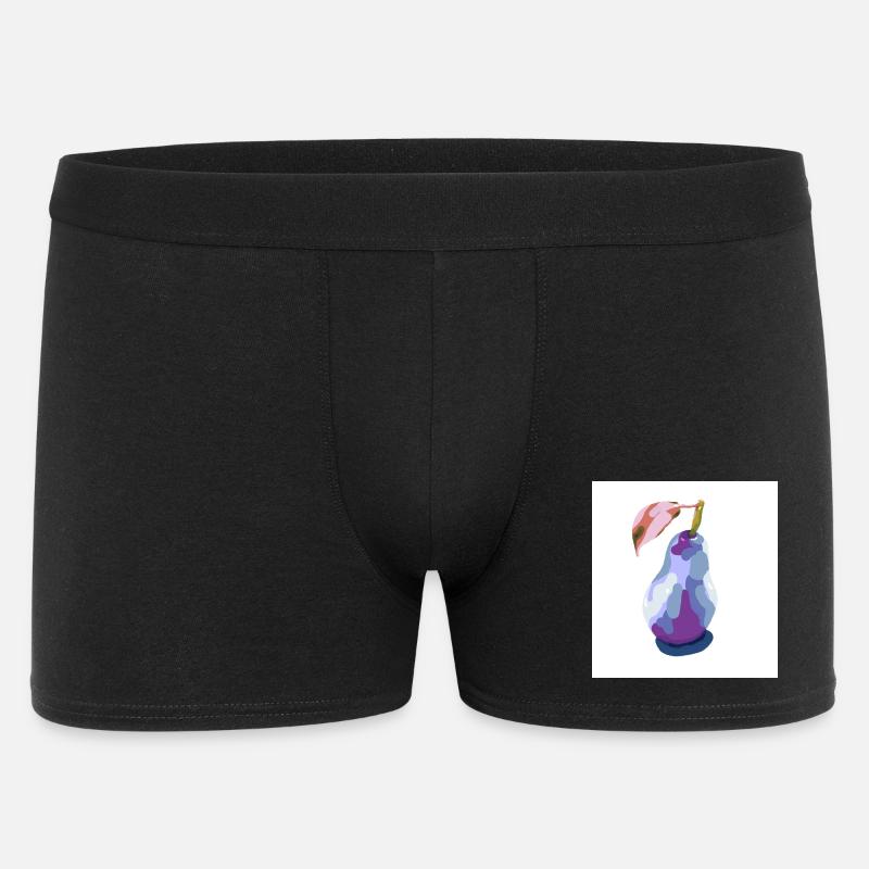 Pear in Pastels Abstract - Men's Boxer Shorts - black