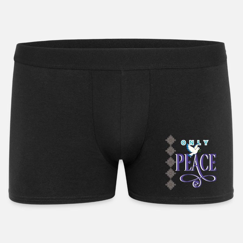 Peace Dove - Men's Boxer Shorts - black