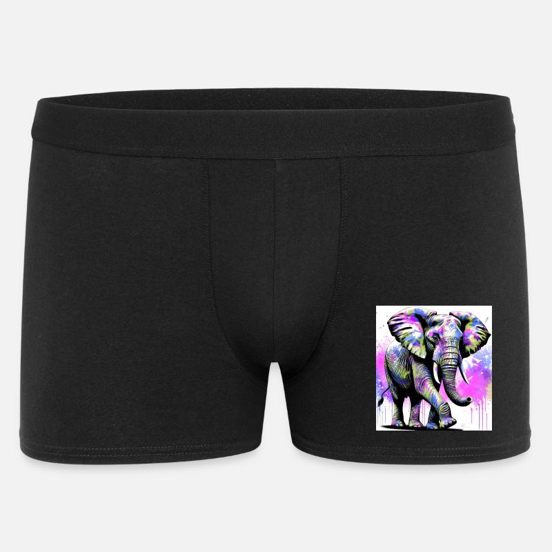 elephant - Men's Boxer Shorts - black