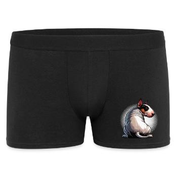 Bull Terrier miniature Bully Bull Terrier Propriétaire - Boxer Homme - noir - Devant