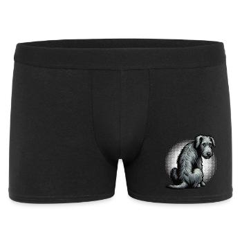 Lévrier irlandais Lévrier Propriétaire de chien de lévrier Fan de chien de loup - Boxer Homme - noir - Devant