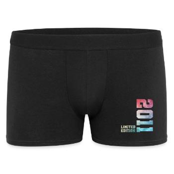 15. Geburtstag Limited Edition 2011 Jahrgang 2011 - Männer Boxer Shorts - Schwarz - Vorne