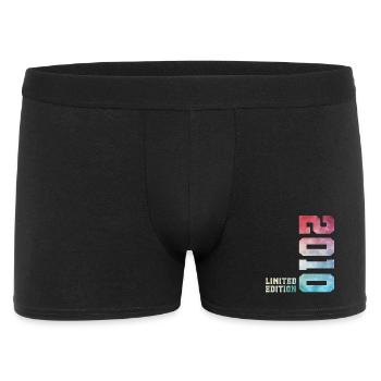 16. Geburtstag Limited Edition 2010 Jahrgang 2010 - Männer Boxer Shorts - Schwarz - Vorne