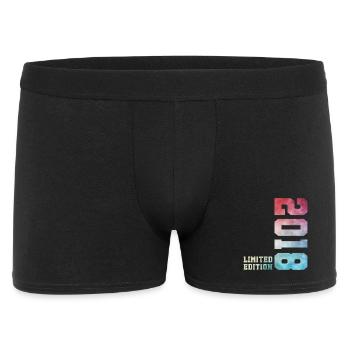 8. Geburtstag Limited Edition 2018 – Jahrgang 2018 - Männer Boxer Shorts - Schwarz - Vorne