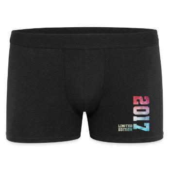 9. Geburtstag Limited Edition 2017 – Jahrgang 2017 - Männer Boxer Shorts - Schwarz - Vorne