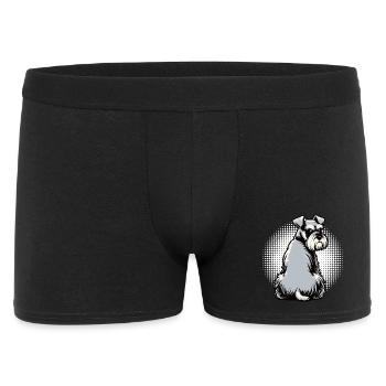 Schnauzer Riesenschnauzer Schnauzerbesitzer - Männer Boxer Shorts - Schwarz - Vorne