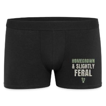 Cultivé localement et légèrement sauvage - Boxer Homme - noir - Devant
