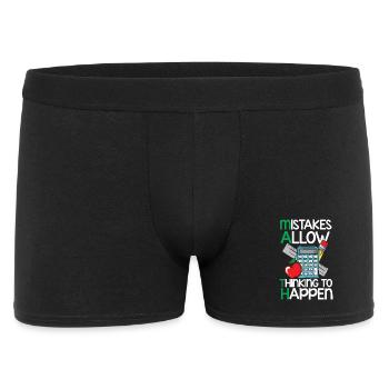 mathématiques - Boxer Homme - noir - Devant