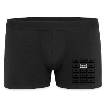 tapes - big bang theory - Men's Boxer Shorts - black - Front