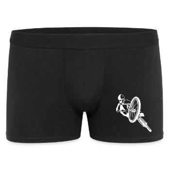Mountain Bike - Downhill - Men's Boxer Shorts - black - Front