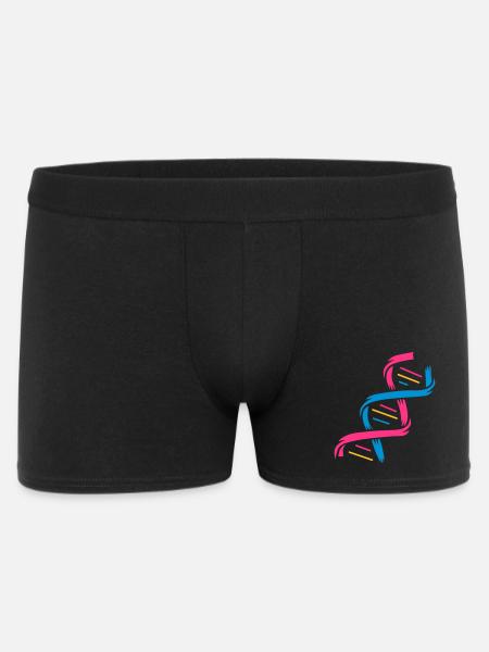 La structure d'une molécule d'ADN - Boxer Homme - noir