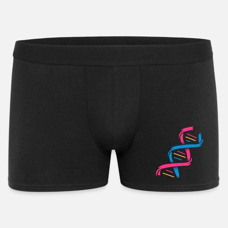 La structure d'une molécule d'ADN - Boxer Homme - noir