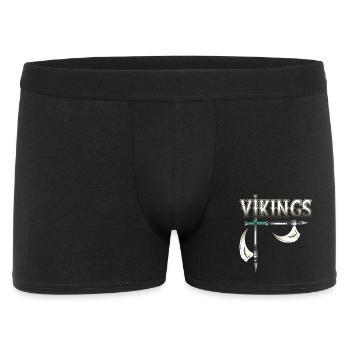 Guerrier viking - Boxer Homme - noir - Devant