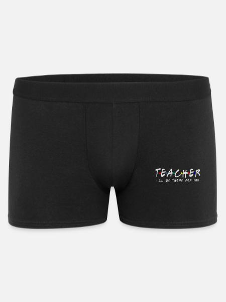 Lehrer Ich werde für Sie da sein Quarantäne-T-Shirt So. - Männer Boxer Shorts - Schwarz