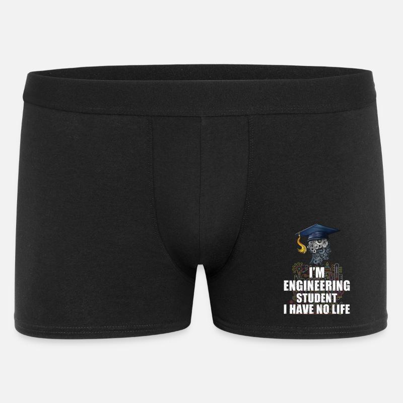 Engineer Student - Men's Boxer Shorts - black