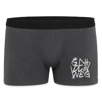 FAIS TON CHEMIN GRAFFITI - Boxer Homme - charbon - Devant