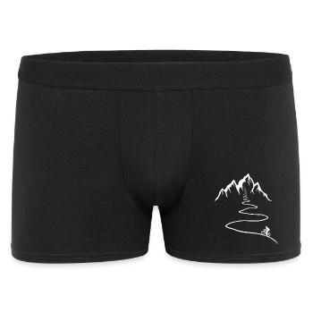 Vélo de route, Vélo, Montagne, Cycliste sur route, Route, Sentier - Boxer Homme - noir - Devant
