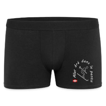 Skieur Fantaisie Inspirante - Boxer Homme - noir - Devant