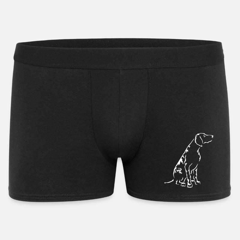 Deutsch Kurzhaar "Black Edition" - Männer Boxer Shorts - Schwarz