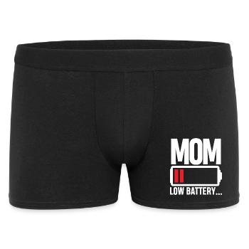 Mom Battery Low - Men's Boxer Shorts - black - Front