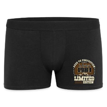 1983 Limited Edition - Männer Boxer Shorts - Schwarz - Vorne