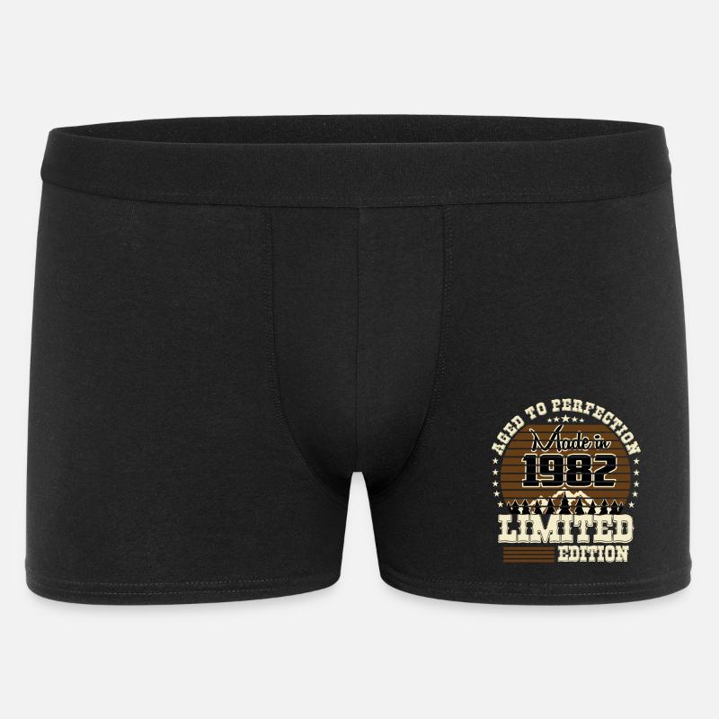 1982 Limited Edition - Männer Boxer Shorts - Schwarz