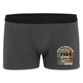1984 Limited Edition - Männer Boxer Shorts - Anthrazit - Vorne