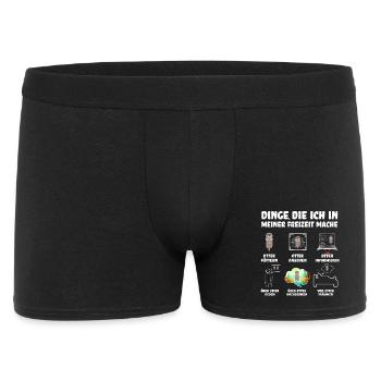 Otter - Funny Shirts - Lustiger Spruch - Männer Boxer Shorts - Schwarz - Vorne