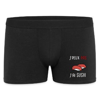 J'peux pas j'ai Sushi - Boxer Homme - noir - Devant