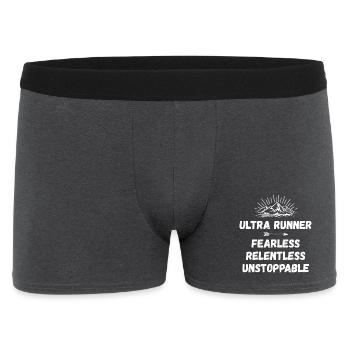 Ultra Runner - Intrépide. Implacable. Imparable. - Boxer Homme - charbon - Devant