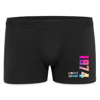 1974 Limited Edition 50th Birthday Gift Retro - Men's Boxer Shorts - black - Front