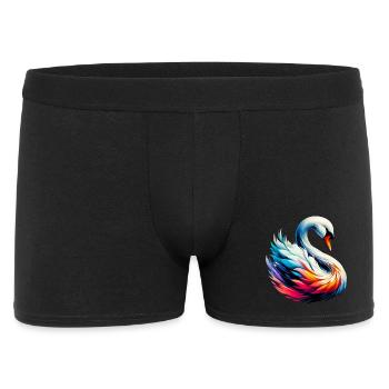 Swan - Men's Boxer Shorts - black - Front