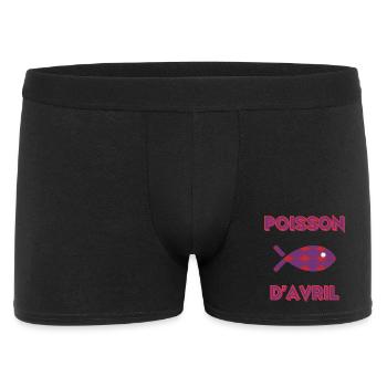 POISSON. SARDINE. POISSON D'AVRIL - Boxer Homme - noir - Devant