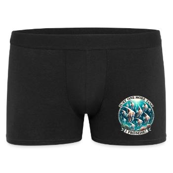 Aquarium Addiction, Aquarium Love, Angelfish - Men's Boxer Shorts - black - Front