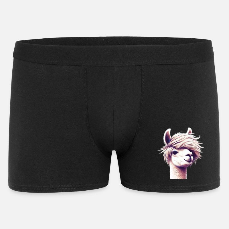 Alpaca - Men's Boxer Shorts - black