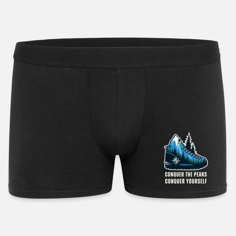 Bergsteigen - Männer Boxer Shorts - Schwarz