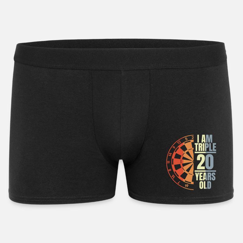 Fléchettes Papi - Boxer Homme - noir