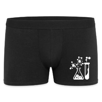 Chemistry Silhouette Laboratory Experiment - Men's Boxer Shorts - black - Front