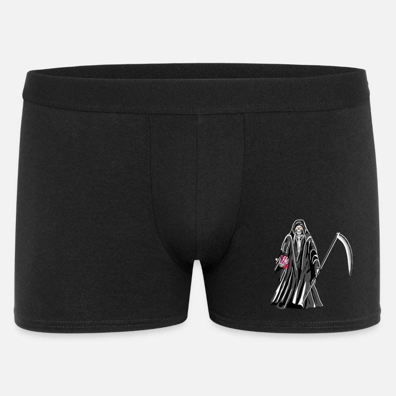 Sensenmann - Männer Boxer Shorts - Schwarz