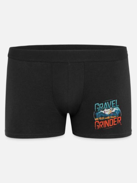 Gravel Grinder Bergfahrt - Männer Boxer Shorts - Schwarz