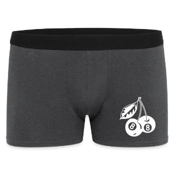 8-Ball Cherries Creative Minimalist - Men's Boxer Shorts - charcoal grey - Front